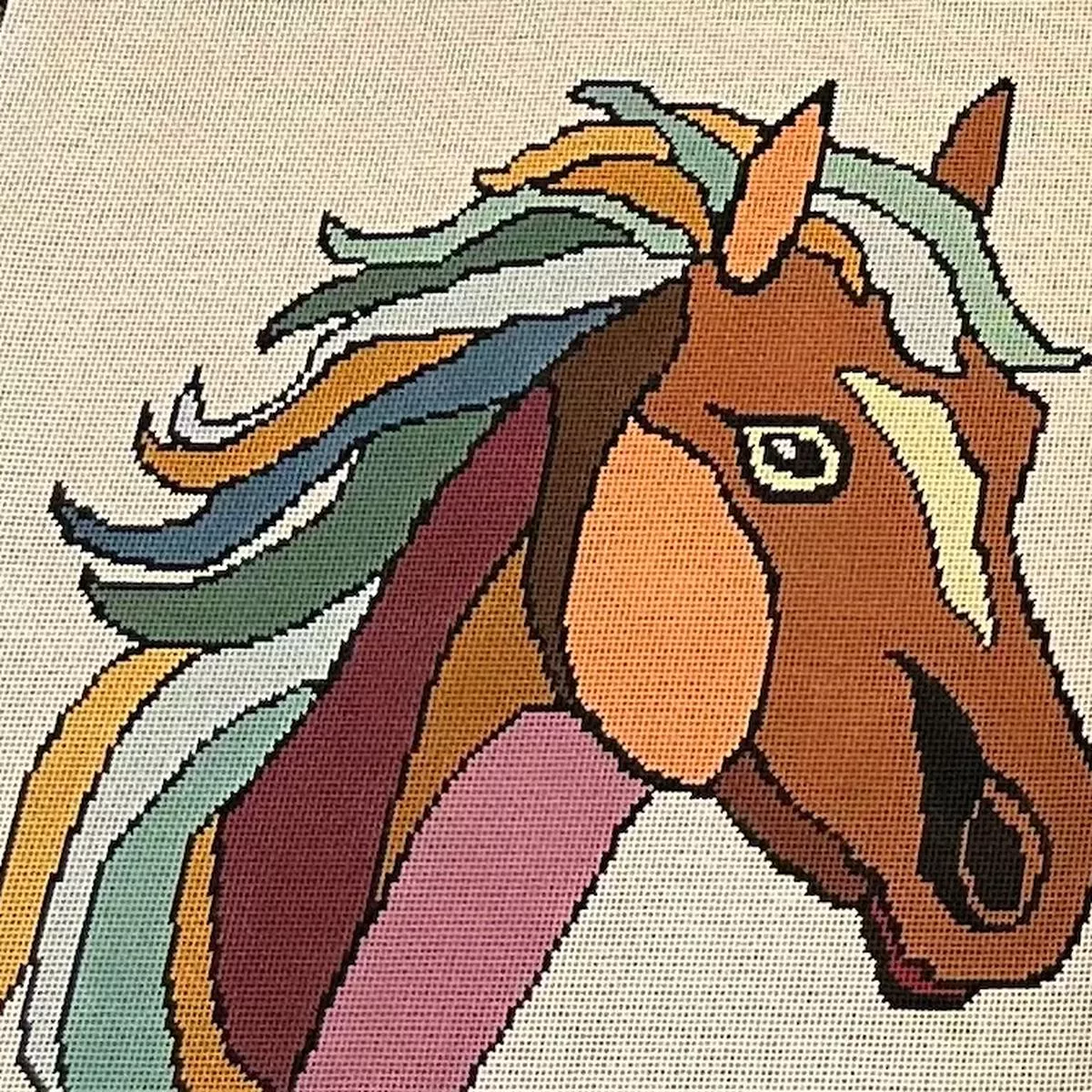ASIT559 Colorful Horse
