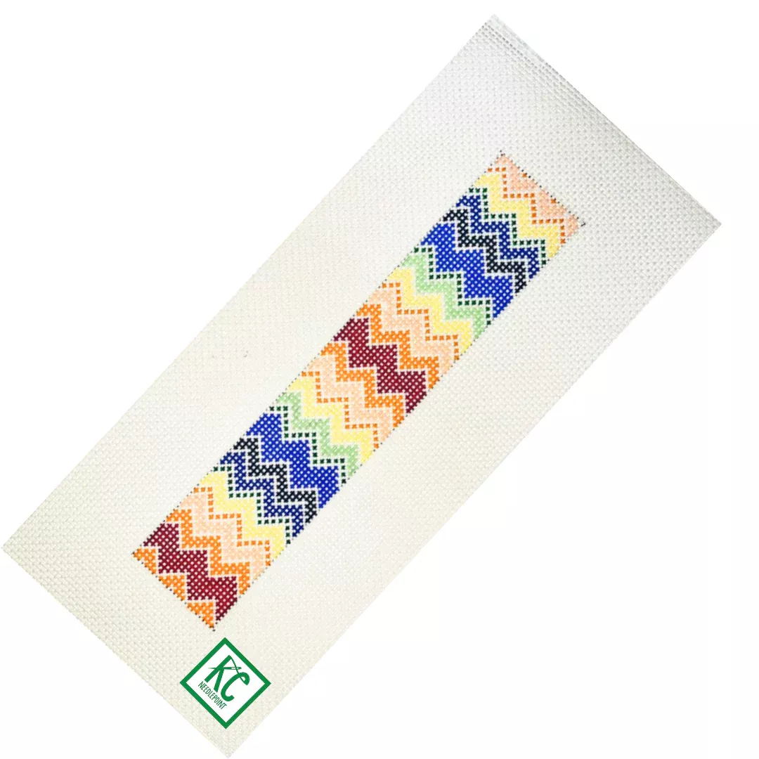 Bargello Key Fob Canvas