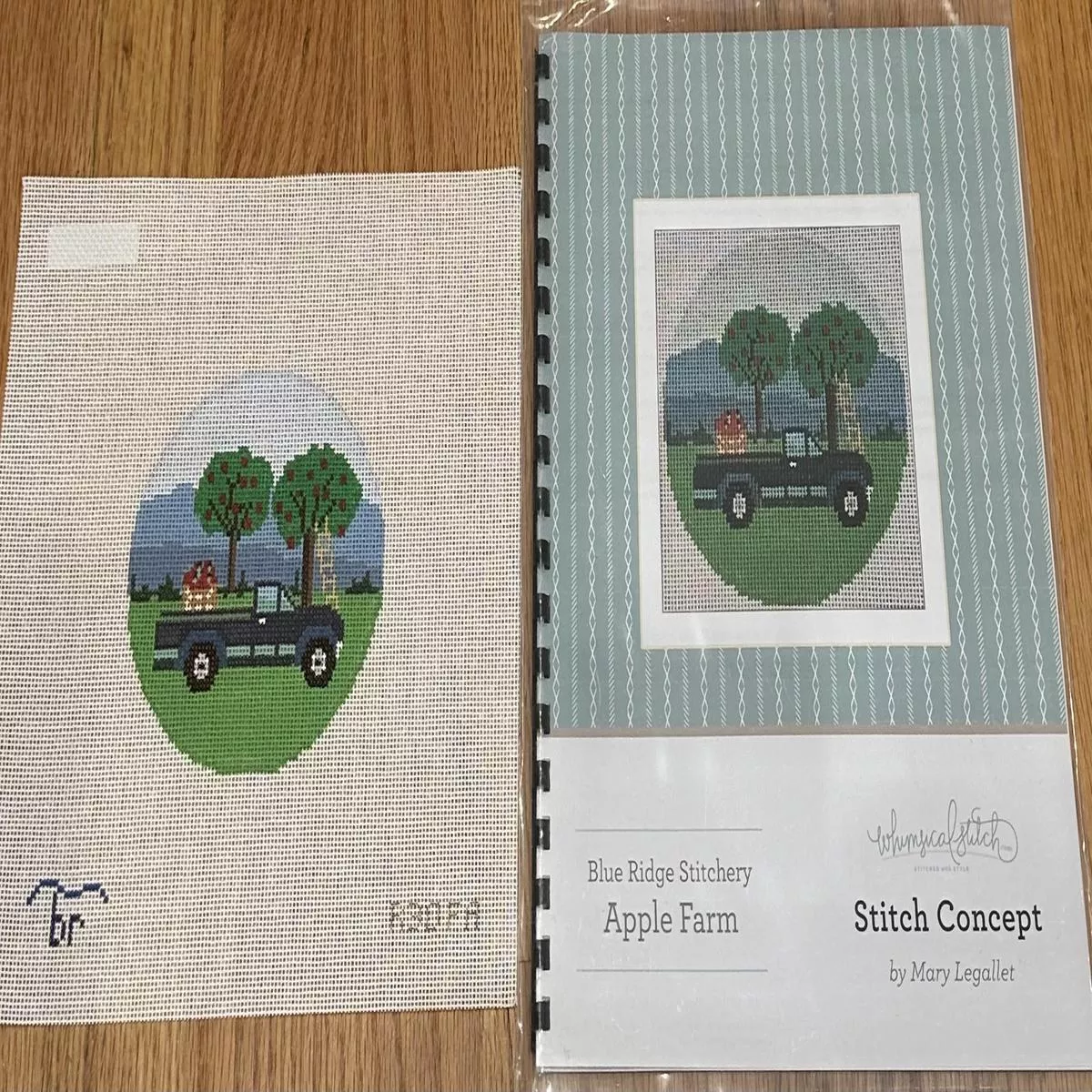 Blue Ridge Stitchery R30Fa Seasons: Fall - Apple Picking with Stitch Guide