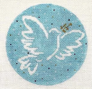Blueberry Point Canvas – Blue Dove Ornament