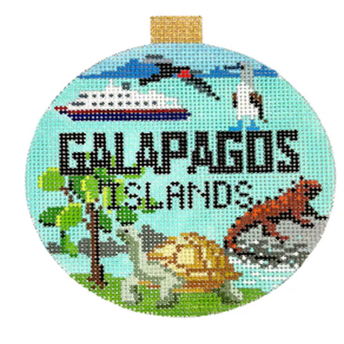 Bradley Needlepoint KB1693 Galapagos