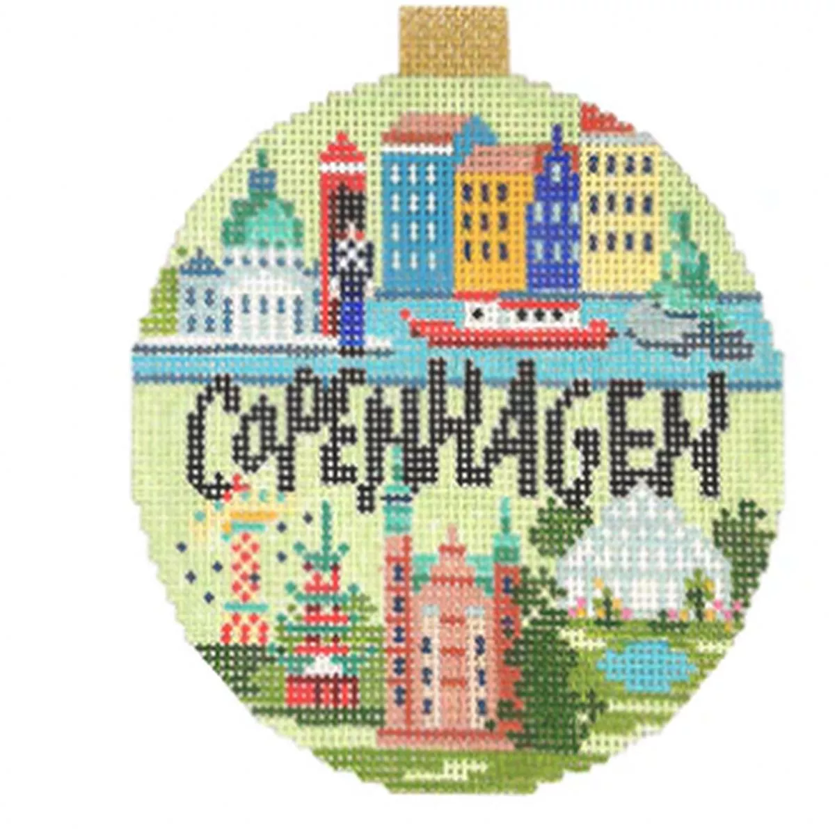 Bradley Needlepoint KB1695 Copenhagen