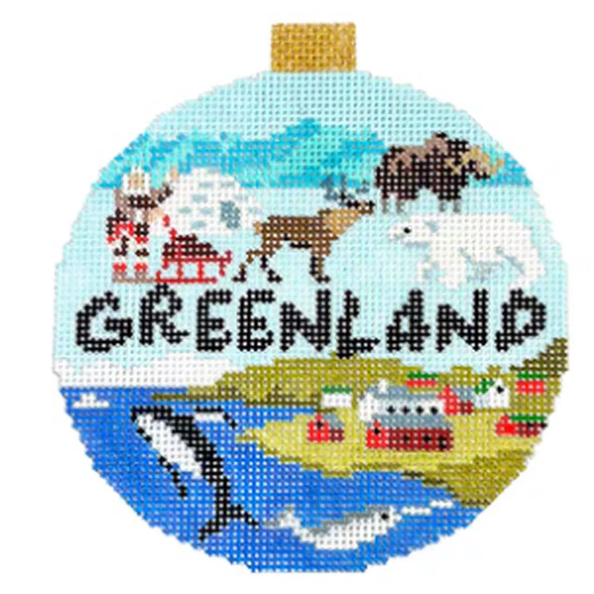 Bradley Needlepoint KB1696 Greenland