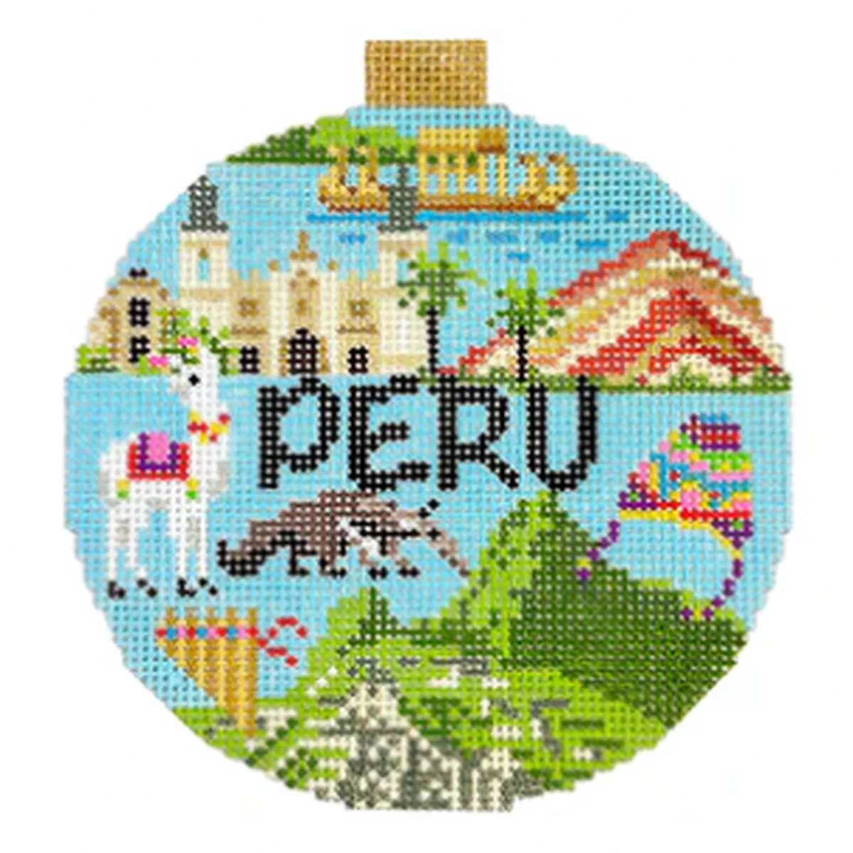 Bradley Needlepoint KB1697 Peru
