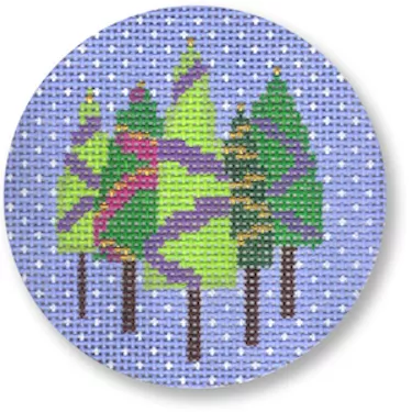 CBK Needlepoint Collections – Five Trees Ornament