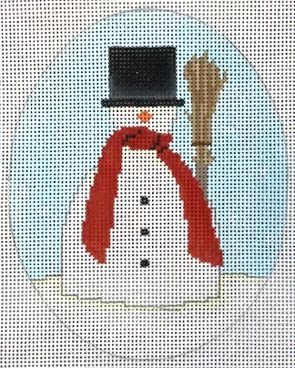 CBK Needlepoint Collections – Snowman with Top Hat