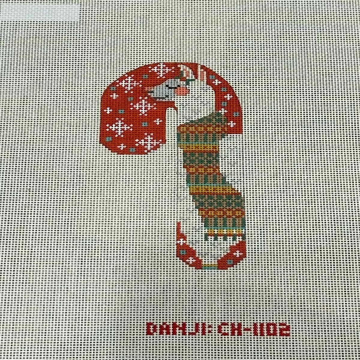 Danji Designs CH-1102 Red Llama Candy Cane
