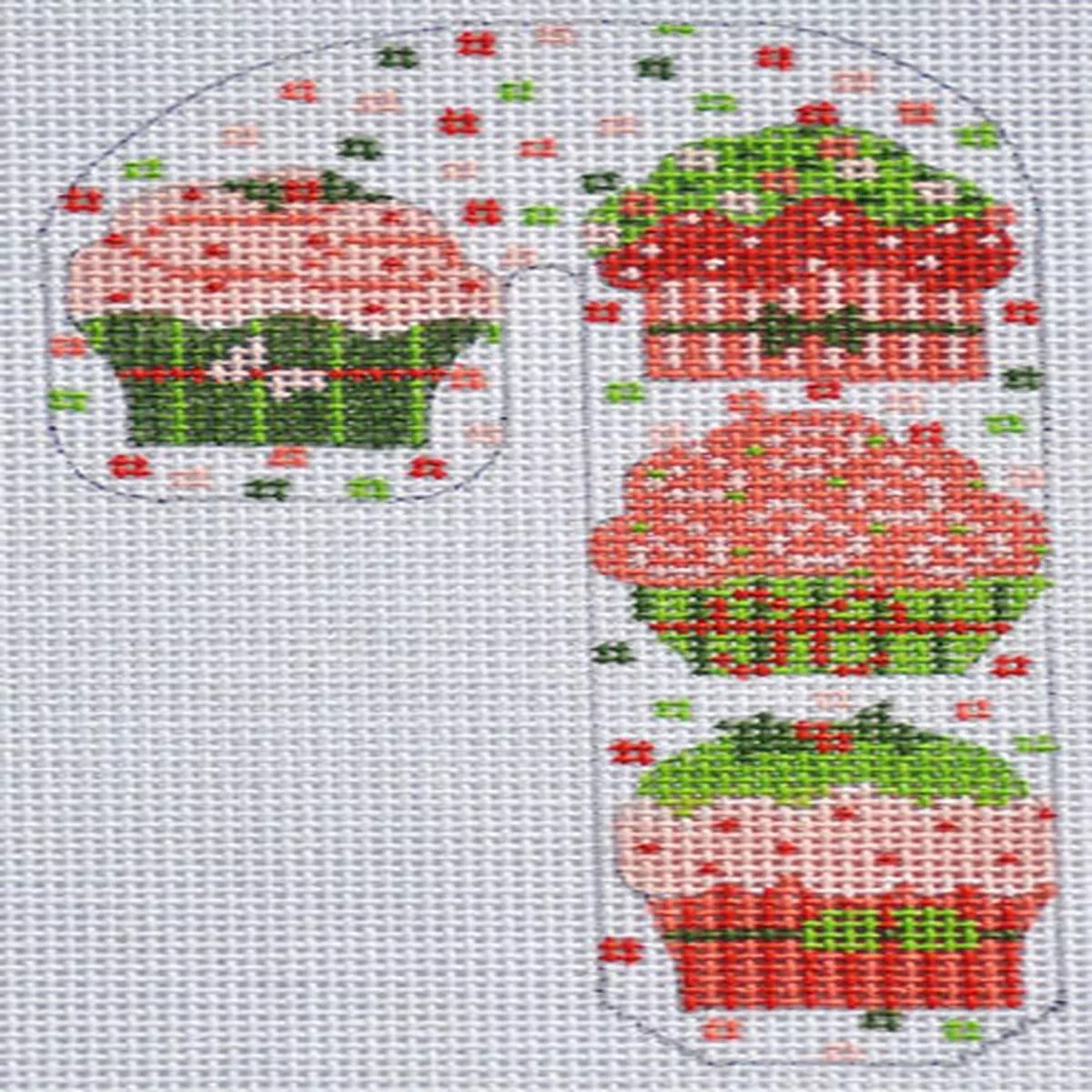 Danji Designs CH-320 Cupcakes Candy Cane