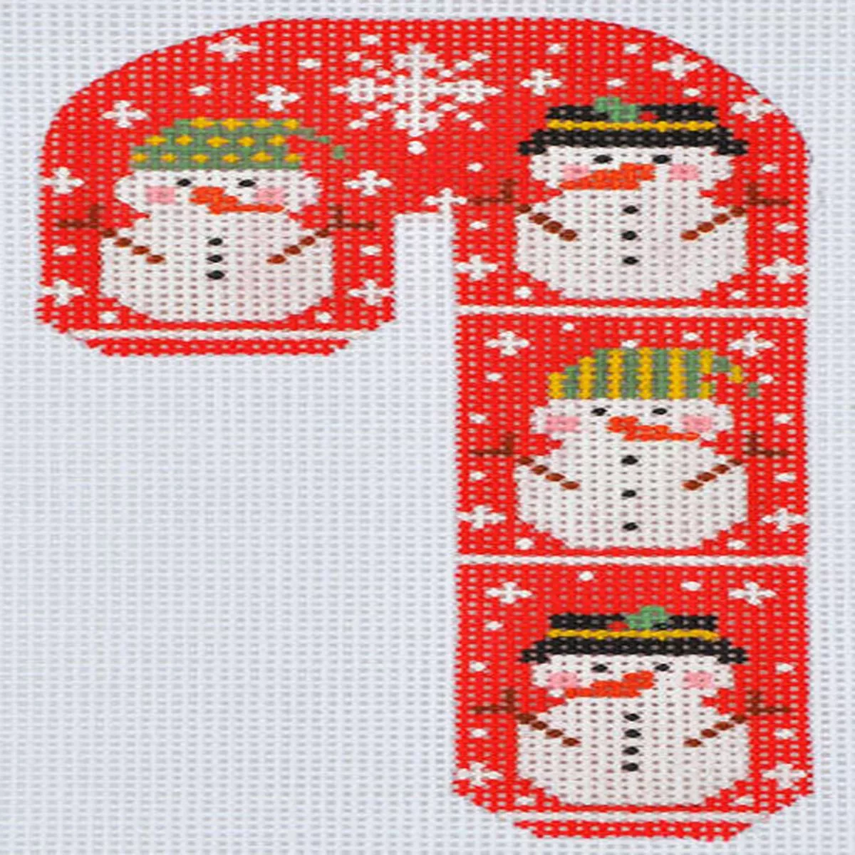 Danji Designs CH-391 Red Snowman Candy Cane