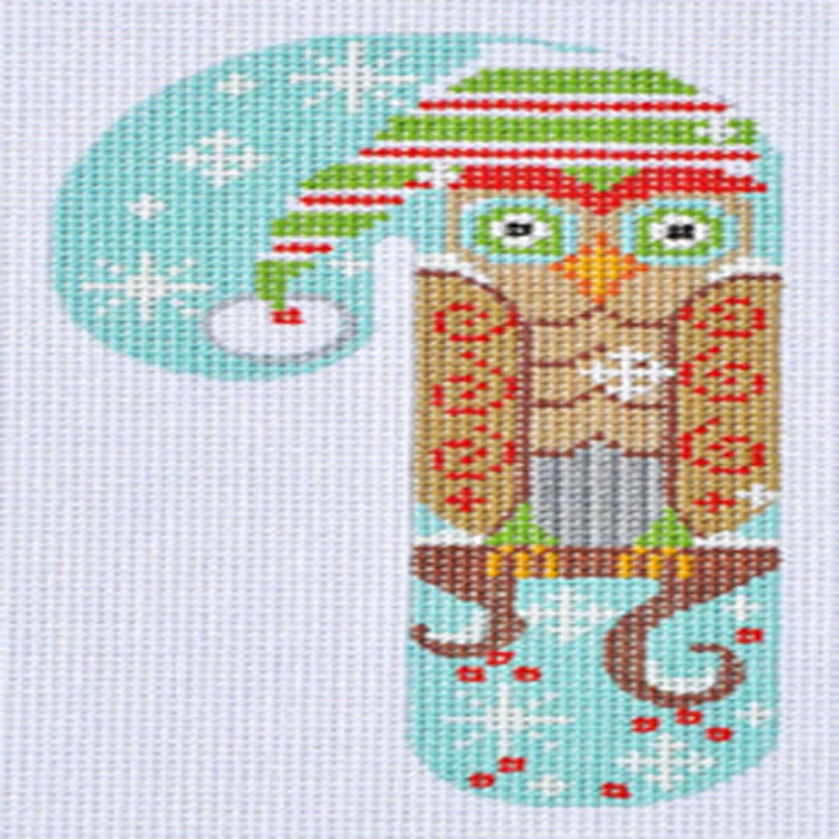 Danji Designs CH-59 Owl Candy Cane