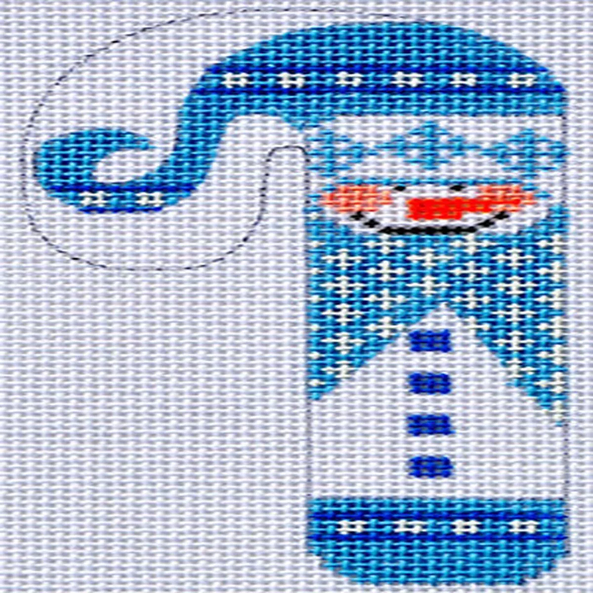 Danji Designs FA-07 Winter Snowman Candy Cane