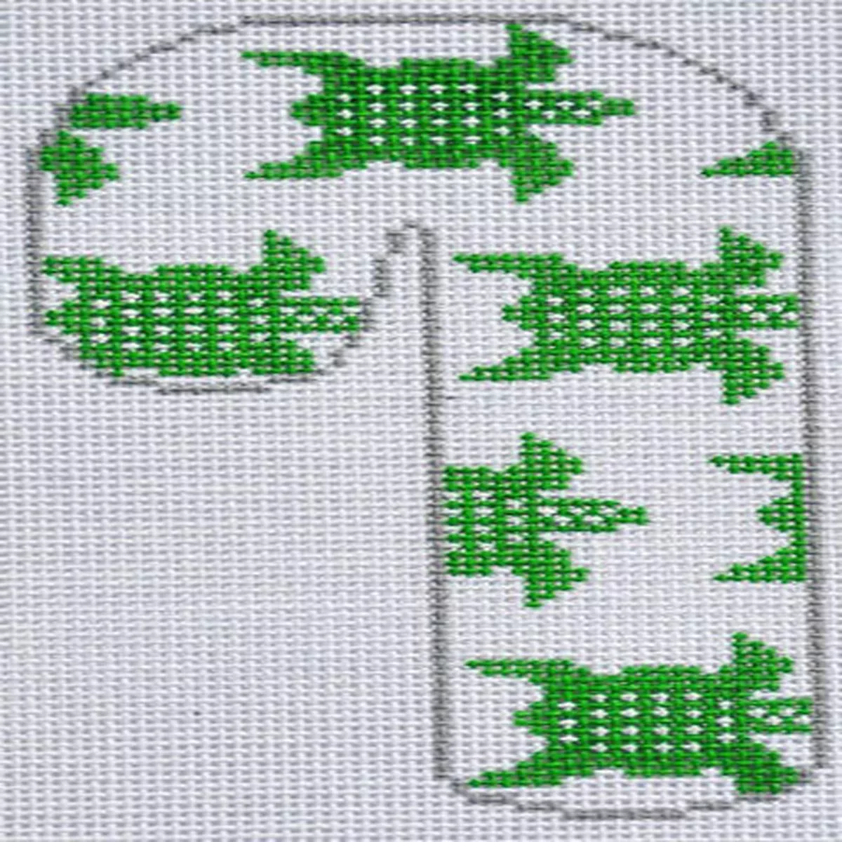 Danji Designs LN-52 Sea Turtle Candy Cane