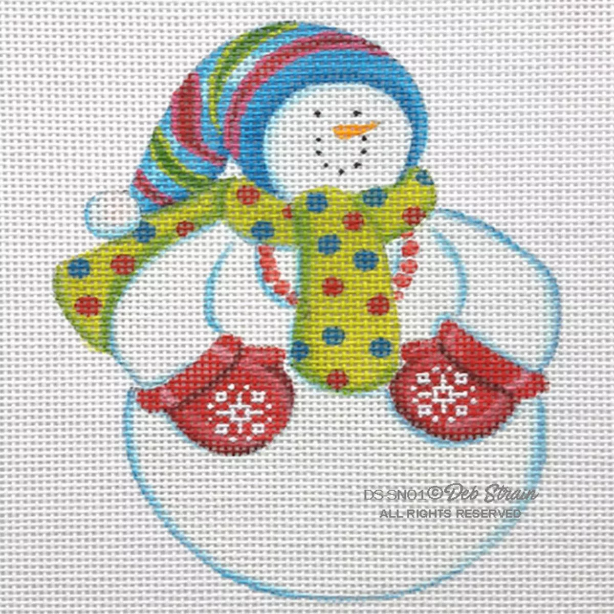 Deb Strain DSSN01 Snowman: Holly