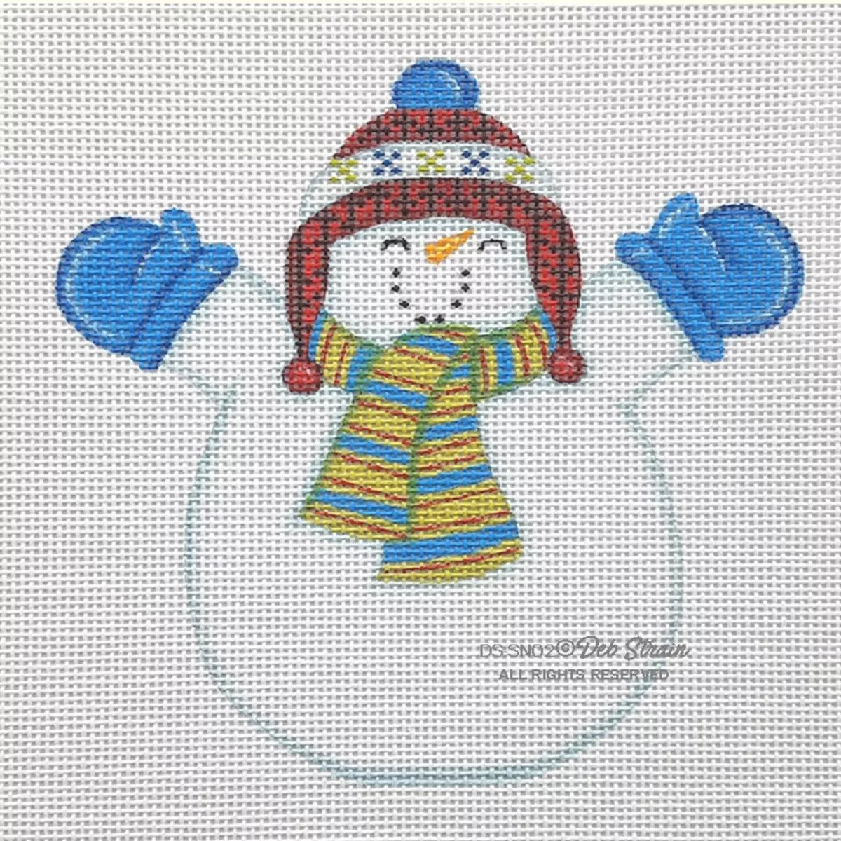 Deb Strain DSSN02 Snowman: Jolly