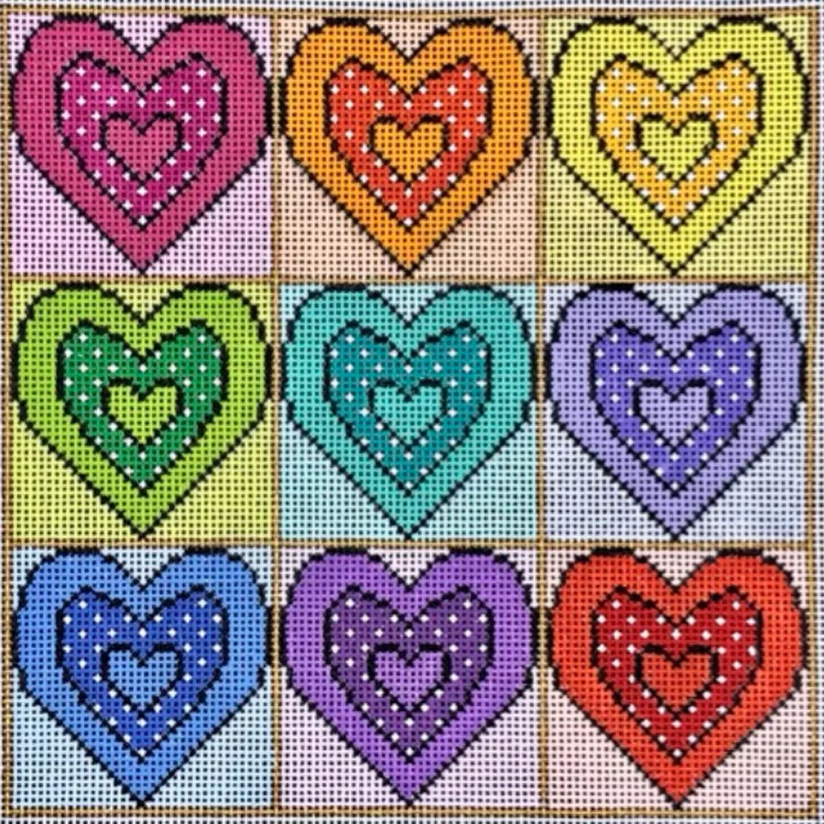 Eye Candy H116 In My Heart 6x6 18 mesh