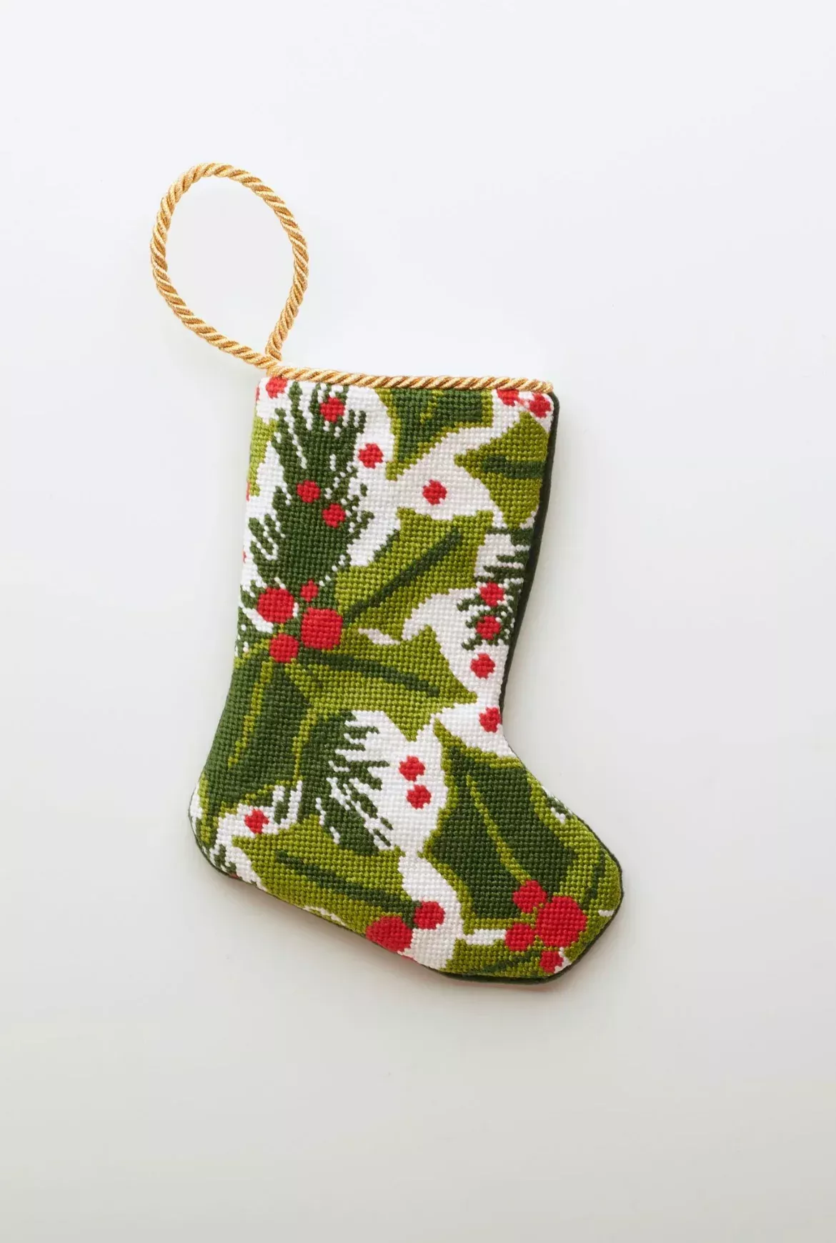 Finished Bauble Stocking: Balsam and Berry