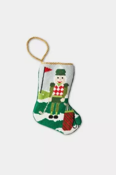 Finished Bauble Stocking: Birdie Golfing