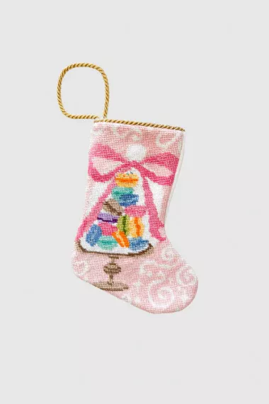 Finished Bauble Stocking:Bon Appetit Mararons