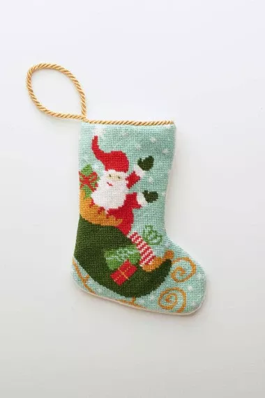 Finished Bauble Stocking: To All a Good Night Santa
