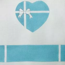 Funda Scully– Teal Bow Hinged Heart Box