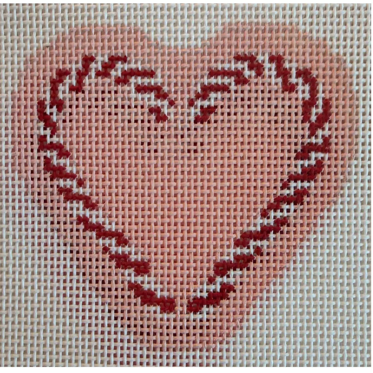 Krissy Johnson Designs KJ69 Candy Cane Heart