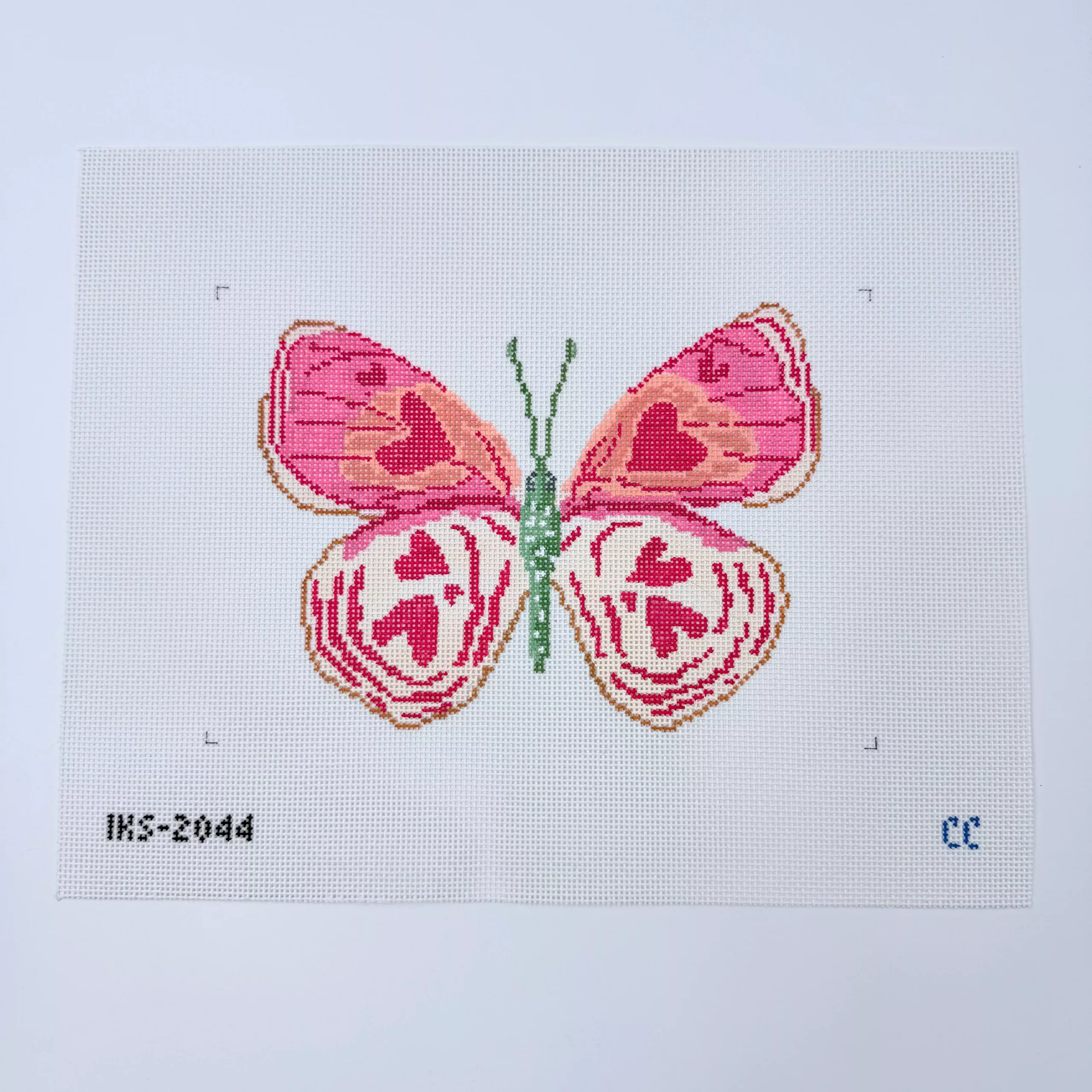 Large Heart Butterfly Canvas