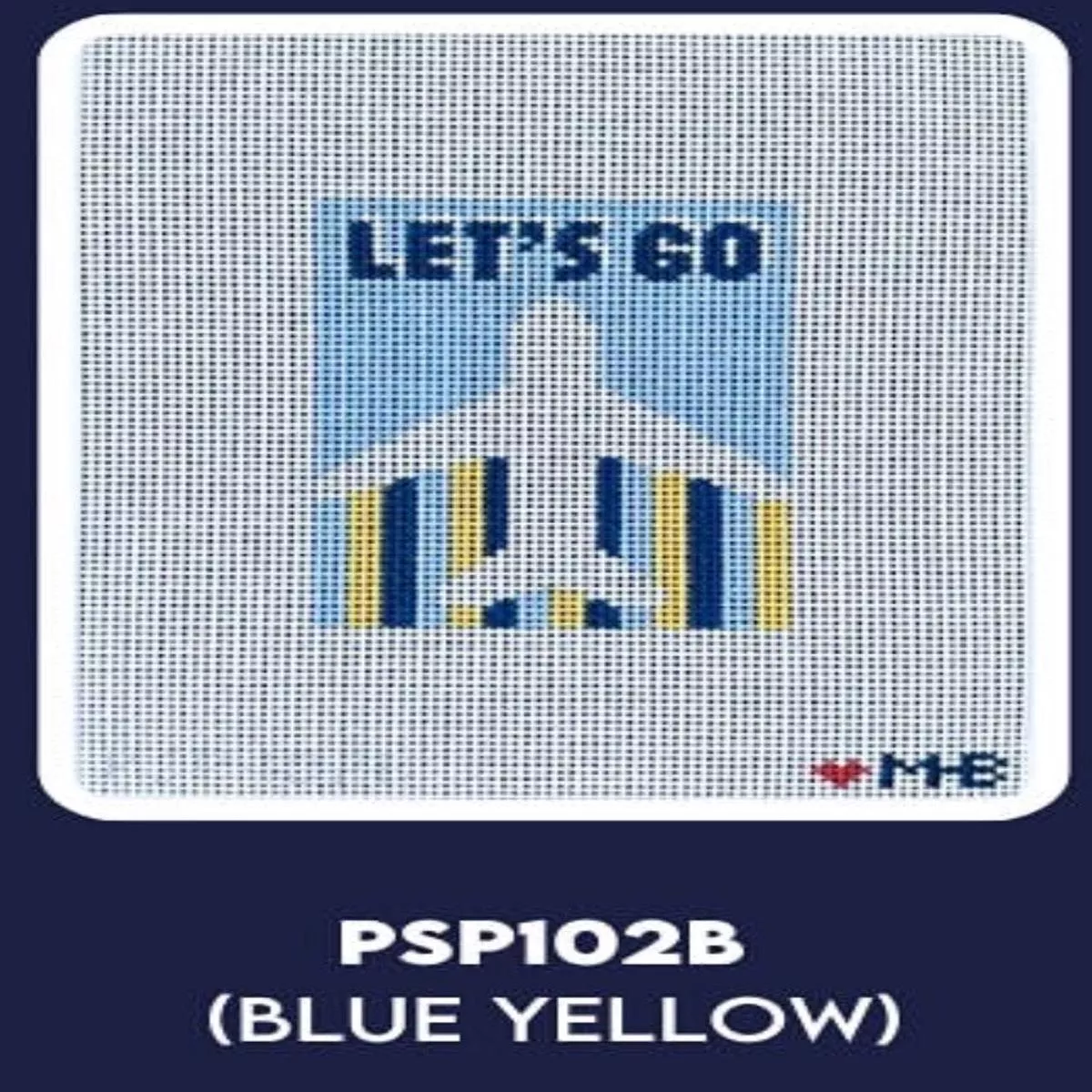 Lovemhbstudios PSP102B LETS GO (BLUE/YELLOW)