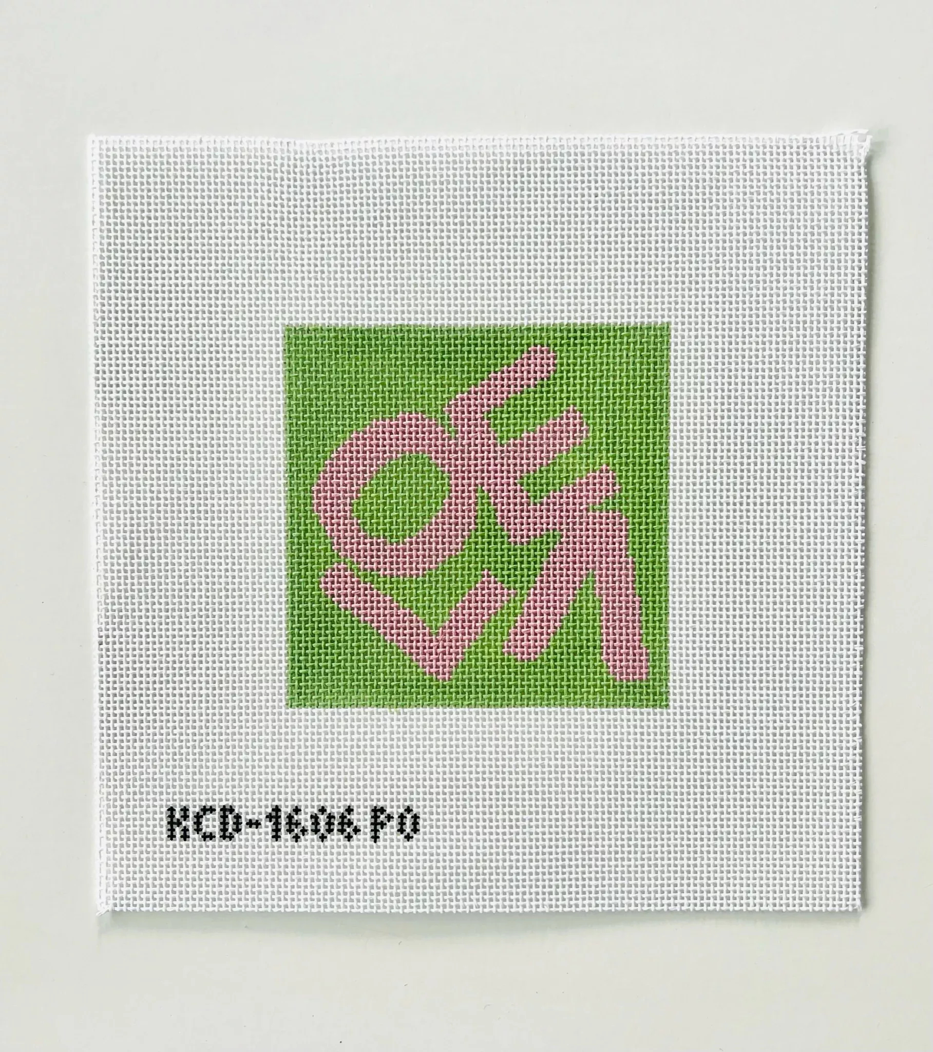 Lovevolve Pink and Green Square Canvas