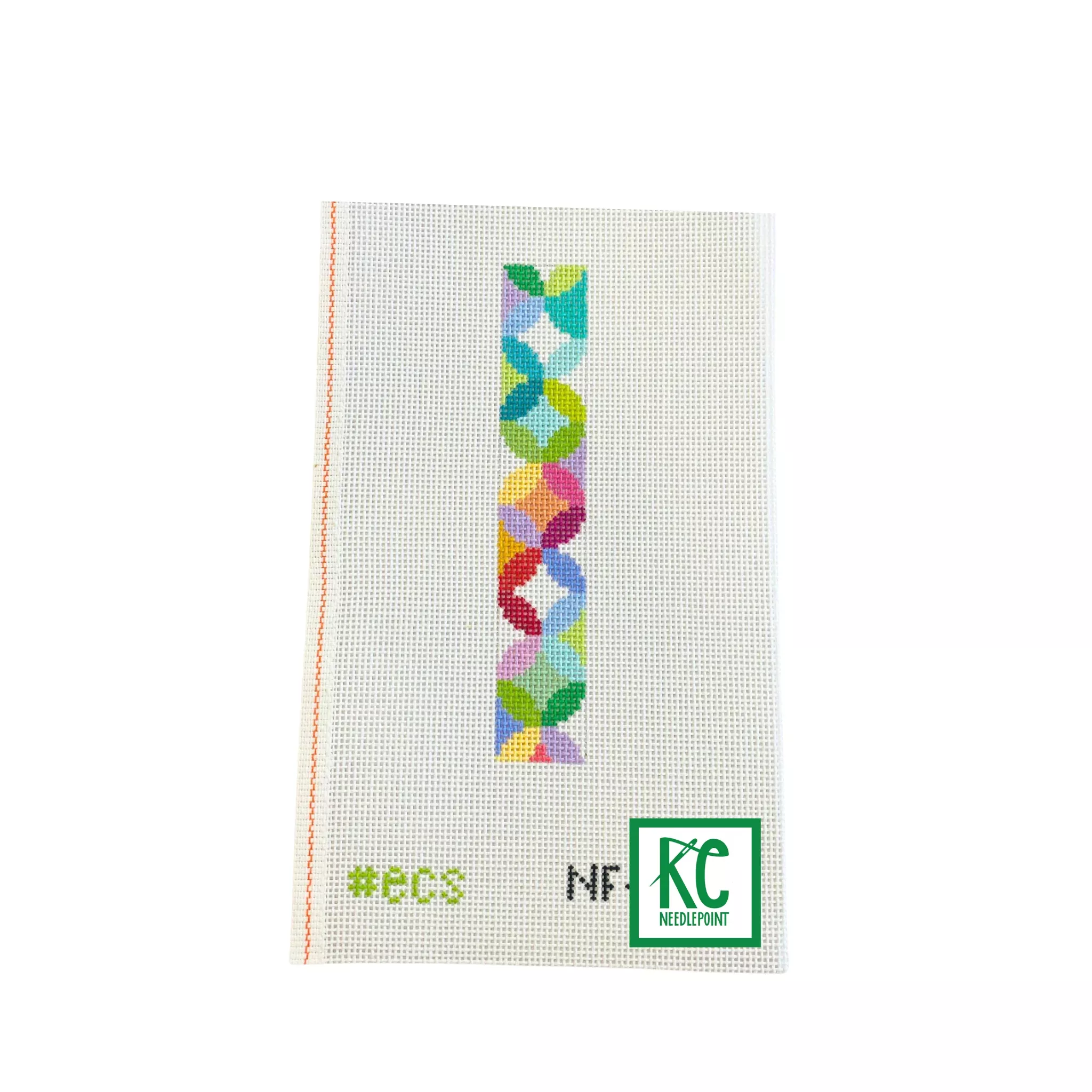 Quilt Ring Key Fob Canvas