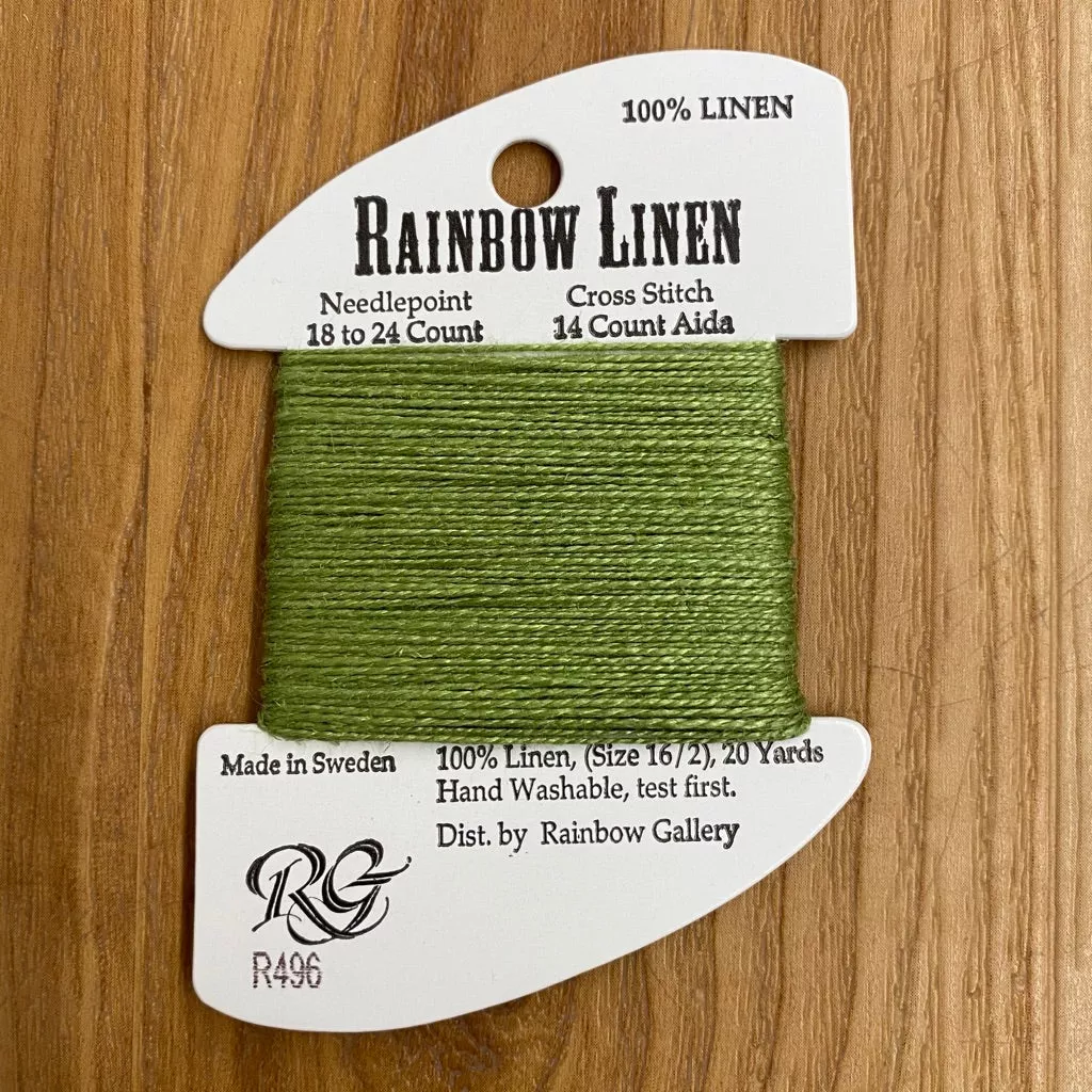 Rainbow Linen R496 Meadow Green