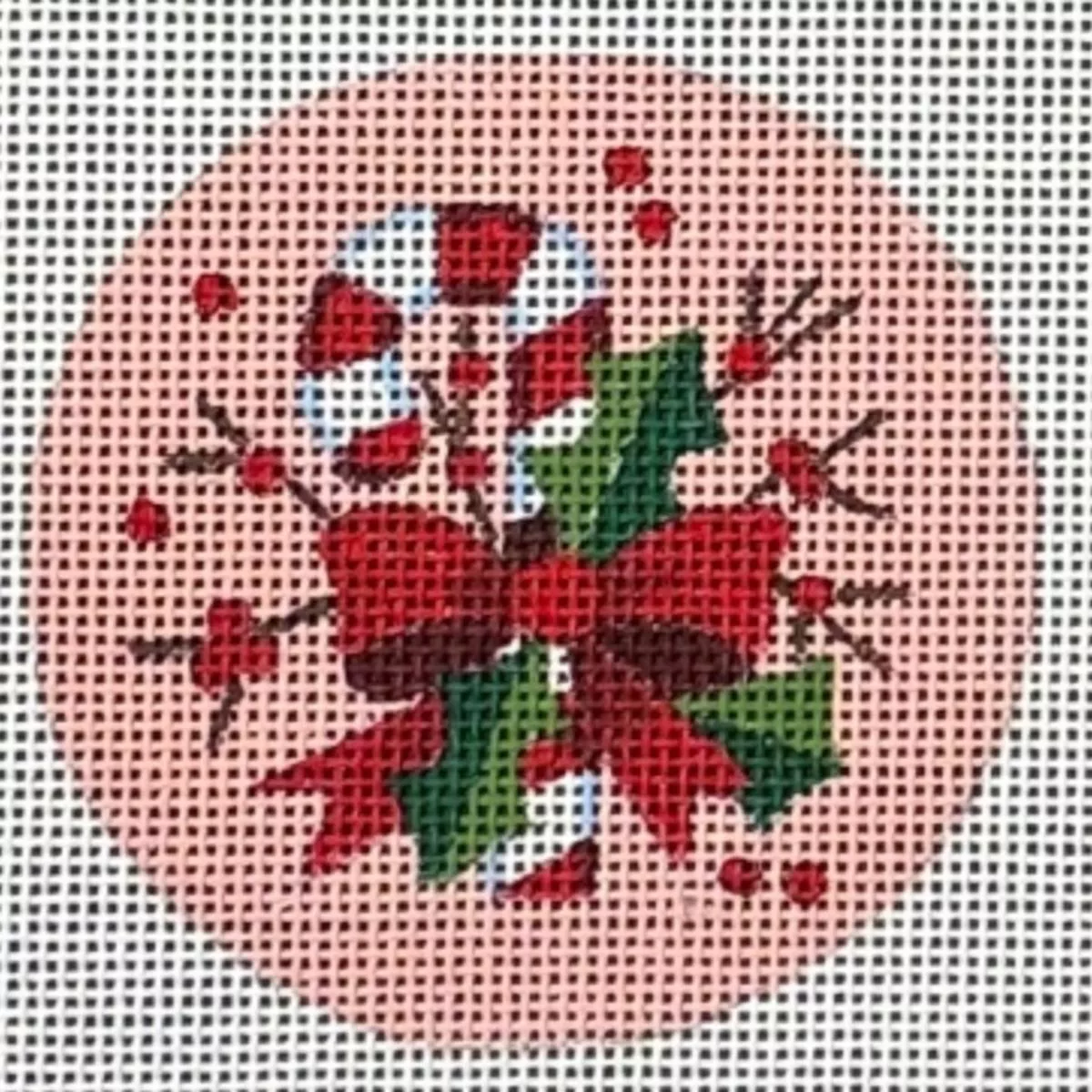 Raymond Crawford HO2733 Peppermint Berries Round