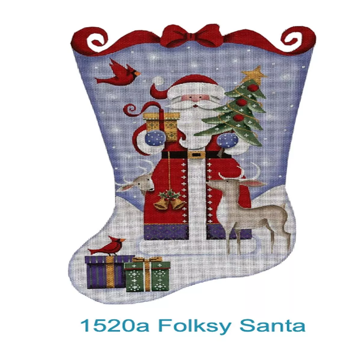 Rebecca Wood 1520a Folksy Santa