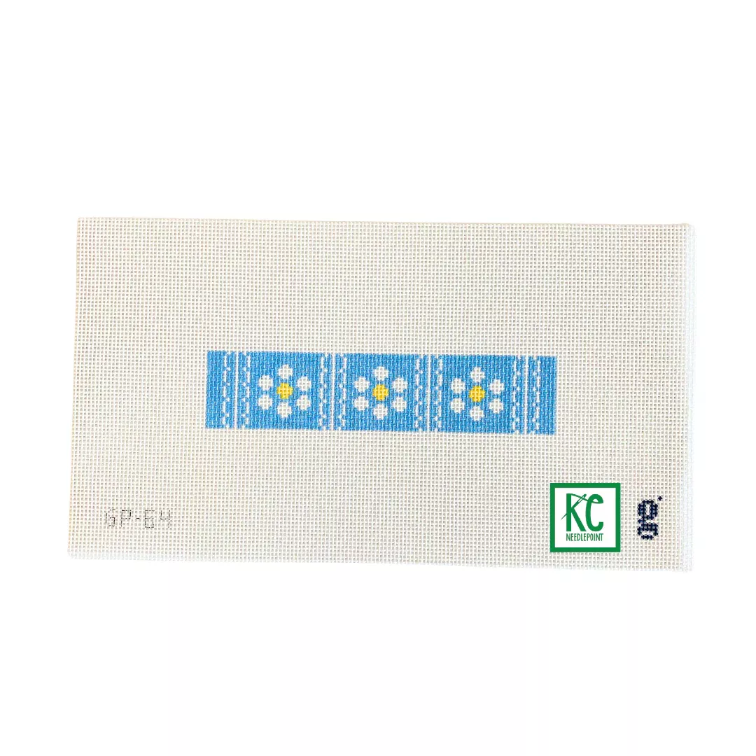 Scallop Daisy Key Fob Canvas