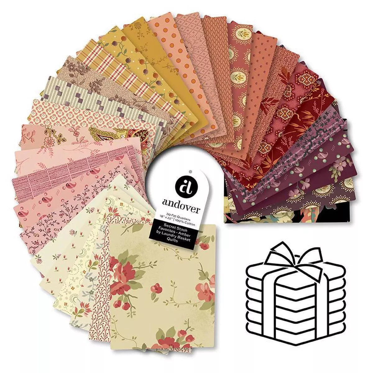 Secret Stash Amber Fat Quarter Bundle