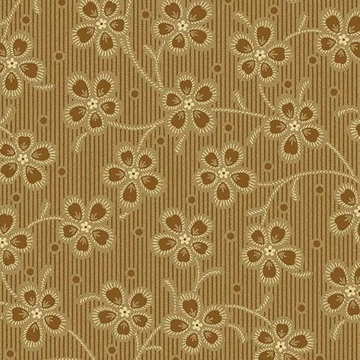 Secret Stash Chestnut Prints A-10536-N (1-yard)