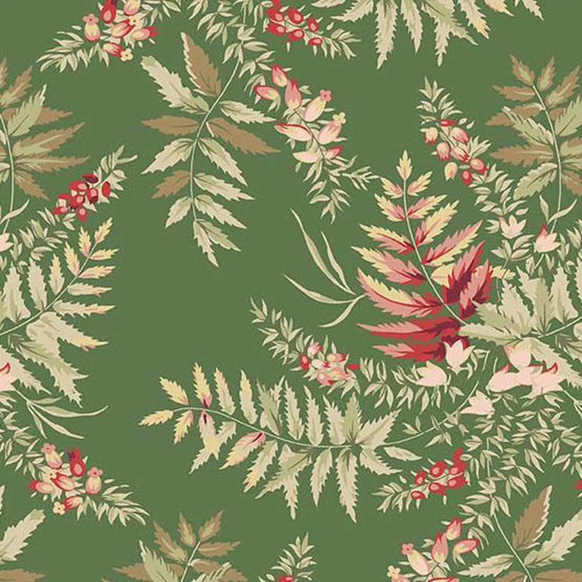 Secret Stash Chestnut Prints A-10541-G (1-yard)