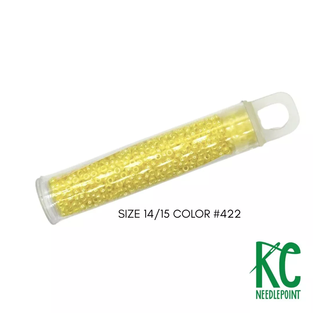 Size 14/15 Seed Beads 422 Yellow