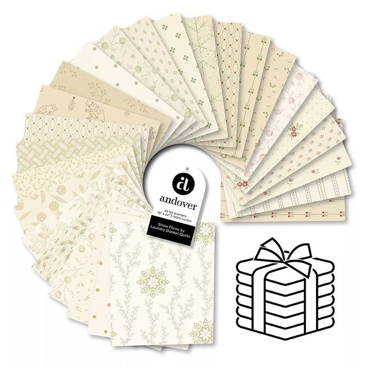Snow Flurry Fat Quarter Bundle
