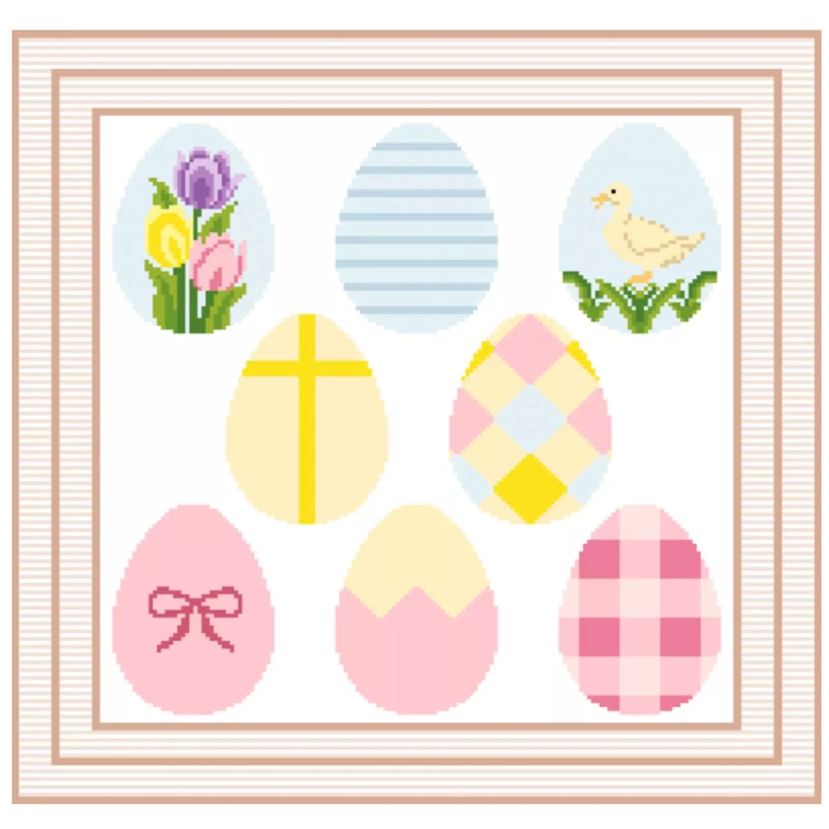 Spruce Street Rainbow Egg Pillow