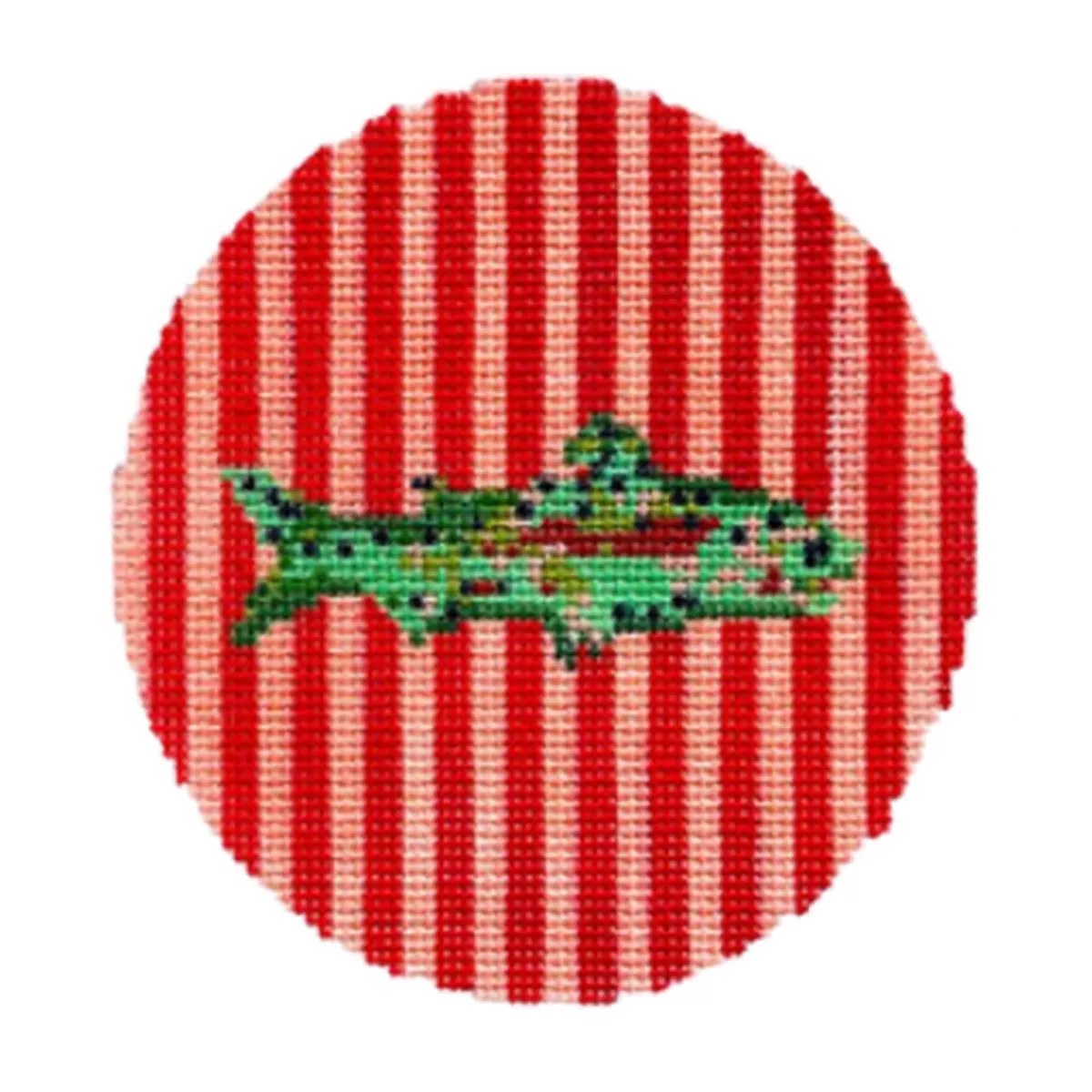 Spruce Street Striped Fish Round