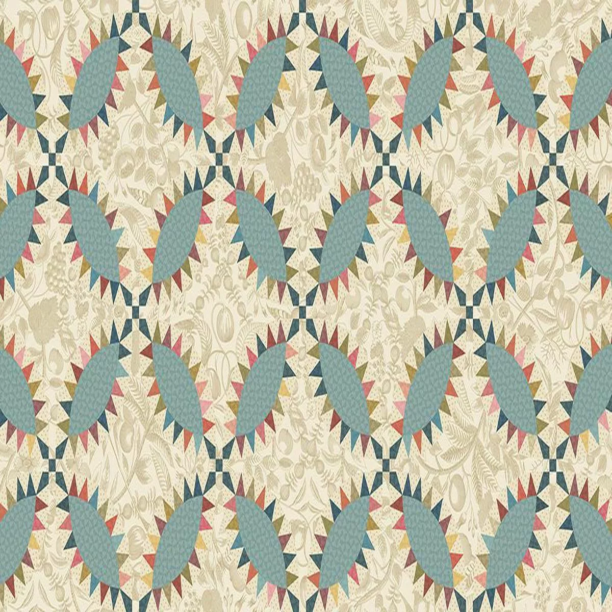 Square Dance 108" Prints - 1 yard
