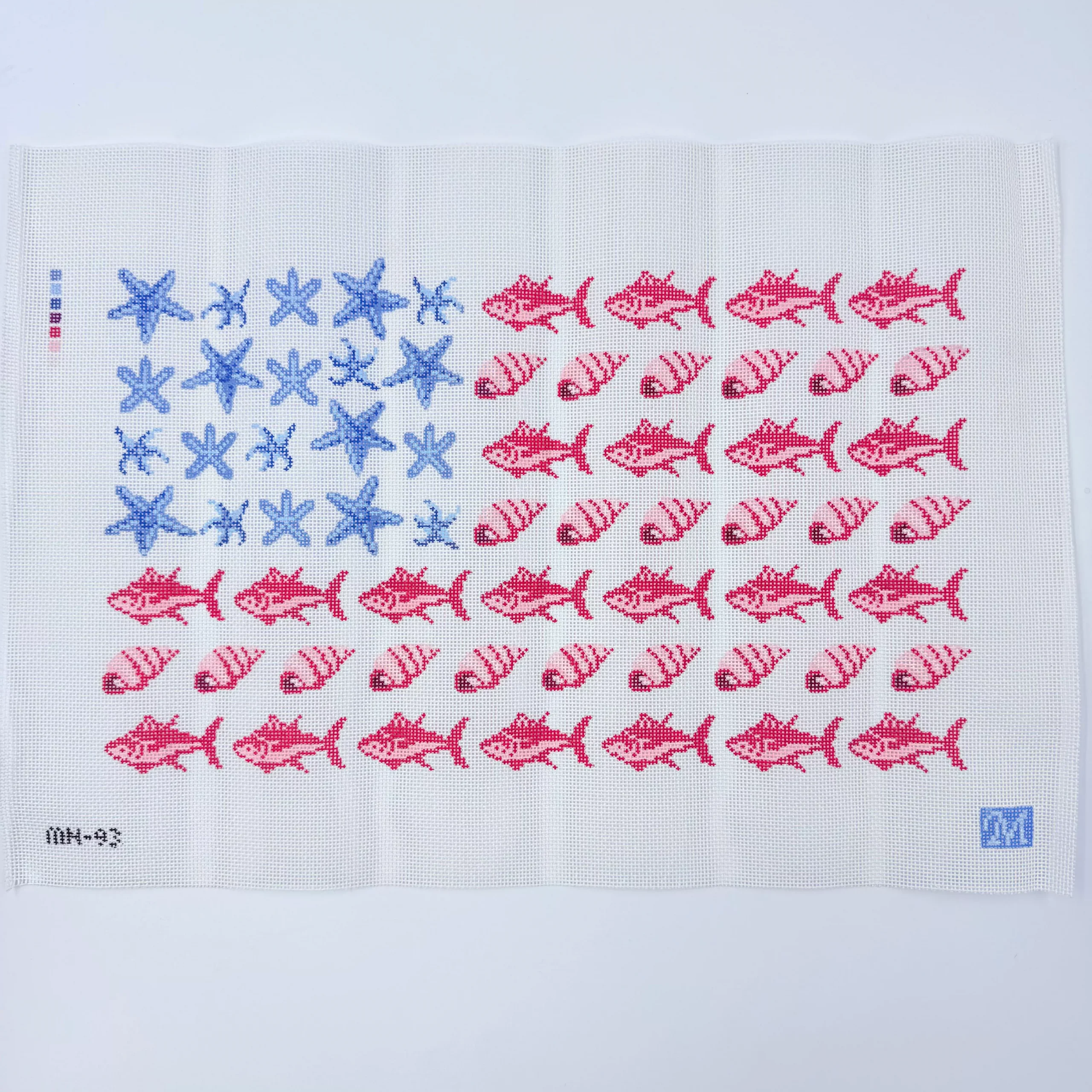 Starfish and Stripes Canvas