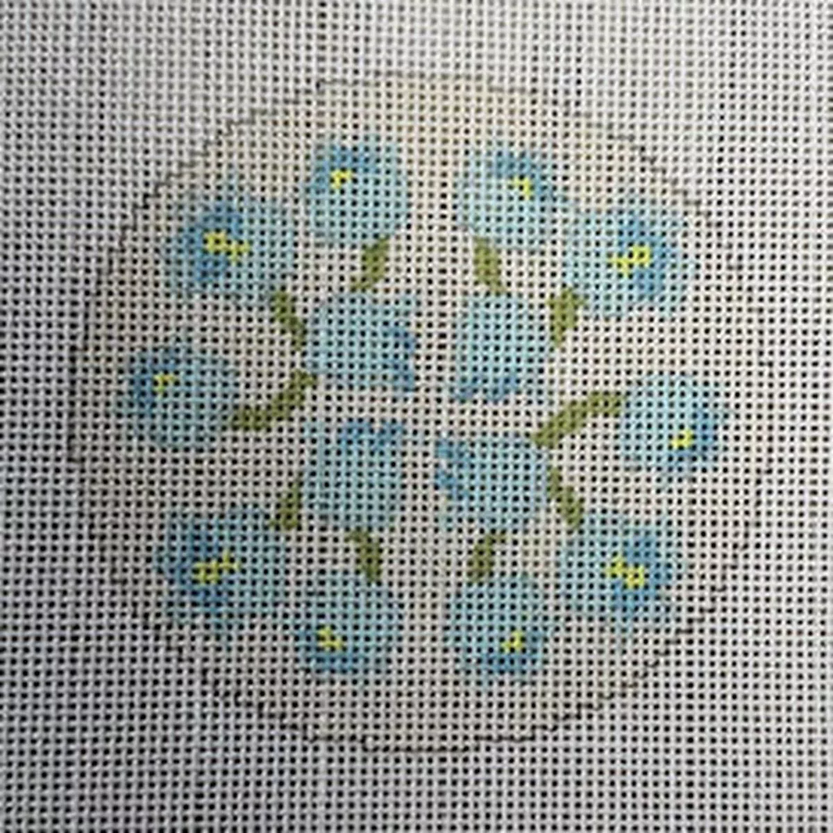 TSS-170 Blue Flowers Coaster
