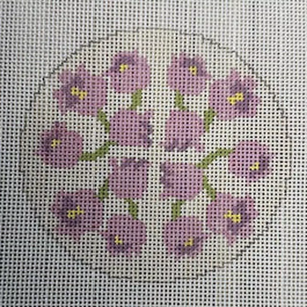 TSS-171 Lavendar Flowers Coaster