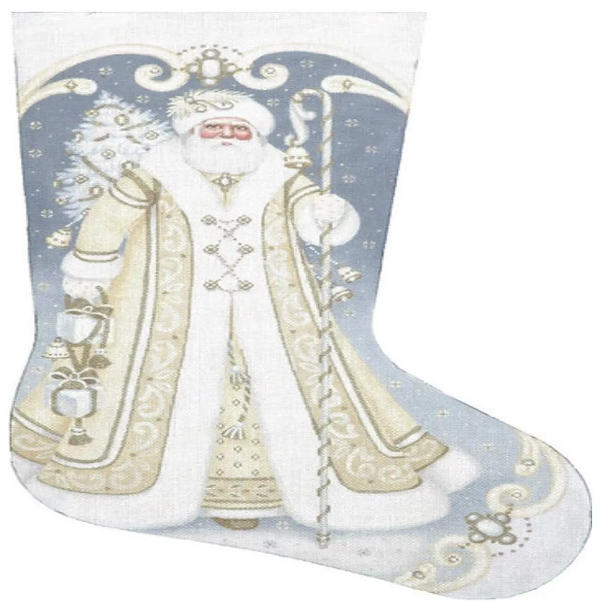 TTAXS343 - Golden Santa Stocking