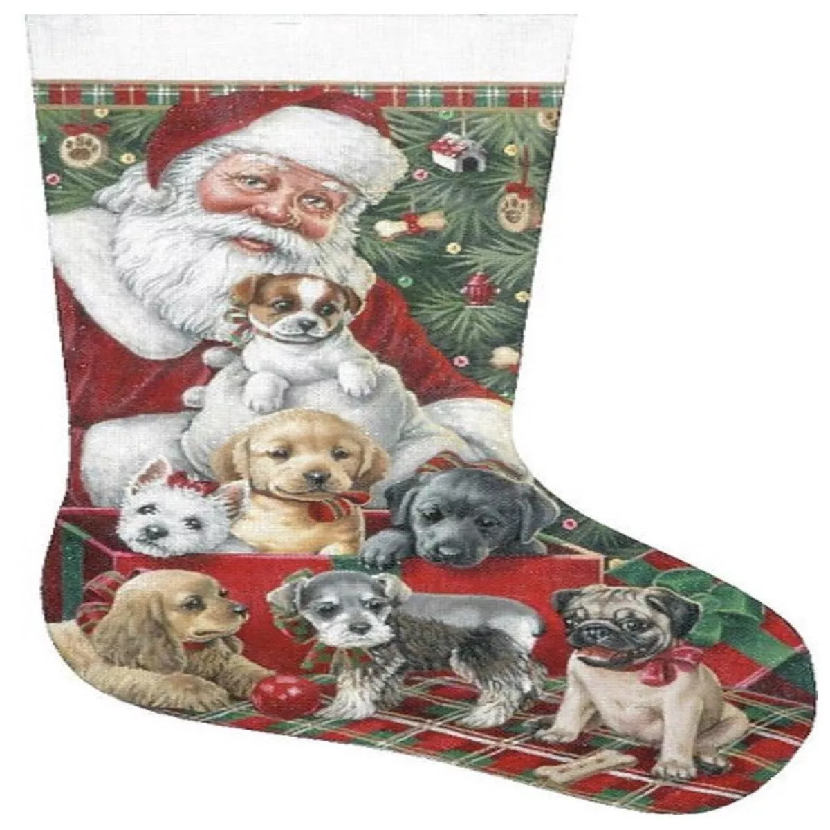 TTAXS364 - Christmas Puppies Stocking