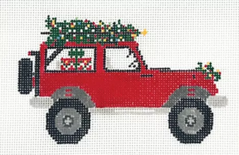 Wipstitch Needleworks – Holiday Jeep