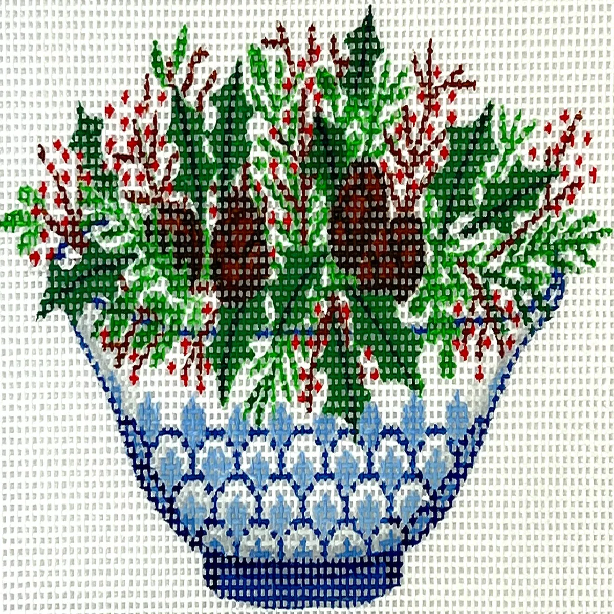 XM-156 Chinese Bowl with Greenery